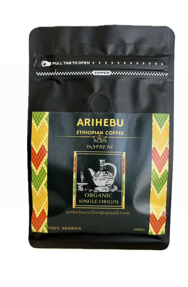 200g Premium Ethiopian Sidamo coffee - Single-Origin, Freshly Rosted Arabica Beans